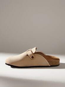 Solecia Women's Casual Versatile Commuter Slip-On Flat Shoes - Apricot - View 3