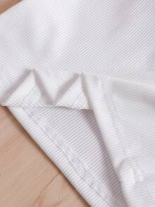 SHEIN Elladie kids 两件套：女童时尚白色碎花串珠圆领背心搭配弹力腰带玫红色修身短裤，适合生日、度假、派对、夏季等场合。 - 玫紅色 - 查看 6