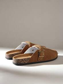 Solecia Sandal Kasual Wanita dengan Desain Gesper untuk Perjalanan Sehari-hari - Coklat - View 4