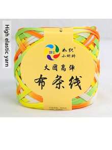 1/3 Pcs T-Shirt Yarn, Woven Fabric Knitted Yarn, Used For Crocheting And Knitting Bags, Cushions, Dolls, Handicraft Crochet Projects - Multicolor - View 36