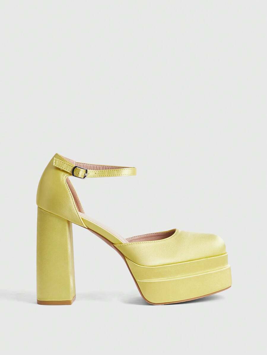 CUCCOO LuxiPop Women Pumps Valentine's Day - Yellow - View 1