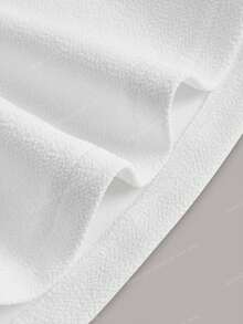 MainGRL 夏季外出宽腰带喇叭下摆白色迷你裙 - 白色 - 查看 7