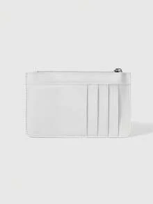 ROMWE Grunge Punk 白色蜘蛛网图案个性化零钱包 - 白色 - 查看 2