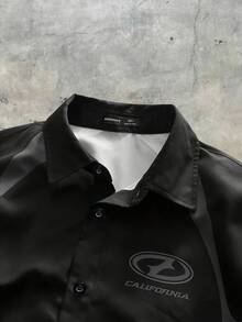 AXEPEAK 宽松男士 Polo 领短袖衬衫 - 彩色 - 查看 3