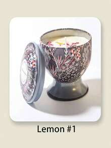 1 件/4 件干花香薰蜡烛，高脚杯罐和三芯蜡烛款式，图案优雅，适合装饰、芳香疗法和节日装饰，是馈赠亲朋好友的绝佳礼物，提供单盒或 4 件套礼品套装 - 彩色 - 查看 28