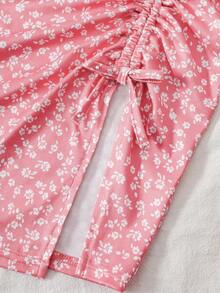 Emery Rose Kids Emery Rose Kids 2pcs Young Girl Solid Color Knit Camisole Top And Ditsy Floral Mini Skirt Set Girls Resort Wear Summer Skirt Kid Skirt Two Piece Set Girls Summer Two Piece Set For Girls Two Piece Set Girls Girls Pink Skirt Outfit Girl Two Pieces Dress Outfit Summer Outfits For Girls Girl Skirt Outfits Spring Outfits For Girls - Multicolor - View 5