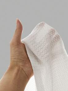 ESTAVOR Camiseta casual para hombres, corte holgado, uso casual diario, tela de punto con textura - Blanco - Ver 7