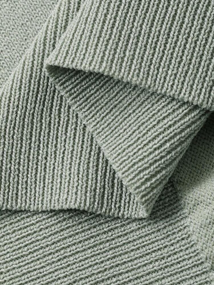 Men's Patchwork Contrast Color Round Neck Knit Top, Summer