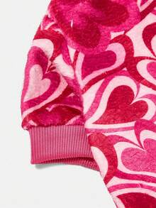 PETSIN 1 Pc Fleece Heart Print Warm Crewneck For Pet Dogs & Cats, Universal - Multicolor - View 7