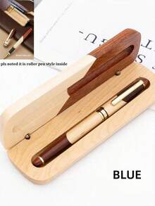 1pc Luxury Different Pen Set Wooden Ballpoint Pens Business Gifts Bamboo Pen Set With Box Bamboo Wood Ball Pens Acrylic Pen Set - Multicolor - View 6