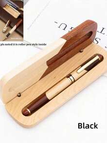 1pc Luxury Different Pen Set Wooden Ballpoint Pens Business Gifts Bamboo Pen Set With Box Bamboo Wood Ball Pens Acrylic Pen Set - Multicolor - View 13