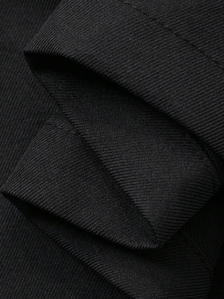 Men's Casual Versatile Commuter Black Shorts, Summer