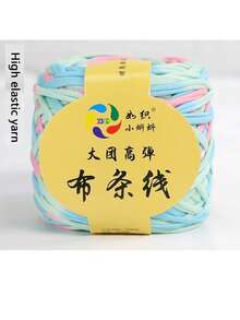 1/3 Pcs T-Shirt Yarn, Woven Fabric Knitted Yarn, Used For Crocheting And Knitting Bags, Cushions, Dolls, Handicraft Crochet Projects - Multicolor - View 16