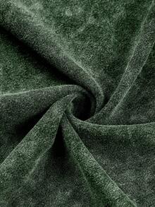 PAVTROS 男士休闲水洗工装运动裤，黑色抽绳腰带，黑色工装牛仔裤，男士宽松工装裤，宽松版型工装裤，男士水洗黑色工装裤，男士黑色工装裤，宽松工装休闲裤，宽松裤，运动裤，慢跑裤，宽松 - 綠色 - 查看 8