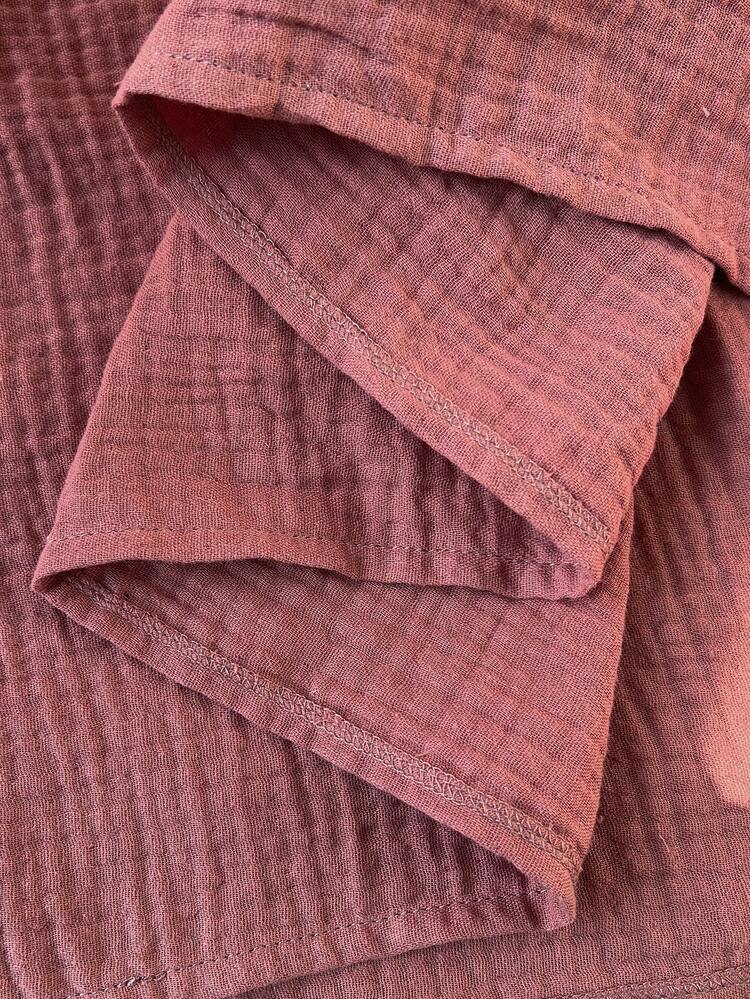 Plus Size Women's Summer Casual Vacation Country Short Sleeve Solid Color Mid-Length Dress, Comfortable & Casual/Summer,Comfortable And Breathable,Summer Holiday,Spring Break Outfits ,Vacation Outfits Women ,Holiday Outfits For Women,Going Out Outfits,2026 New Clothes,Simple And Fashionable For Everyday Wear,Casual Dresses For Women,Flowy Dress ,Suitable For Summer, Vacation, Commute, Daily Wear Cottagecore Dress Solid Color Dress