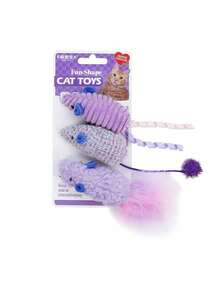 PETSIN 1 Piece Pet Mouse Cat Toy; Pet Self-Entertainment Toy To Relieve Boredom; Pet Tooth Grinding And Tooth Cleaning Toy; Cat Toy; Pet - Multicolor - View 22