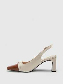 CUCCOO BIZCHIC Zapatos de tacón alto para mujer - Albaricoque - Ver 10