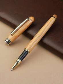 1pc Luxury Different Pen Set Wooden Ballpoint Pens Business Gifts Bamboo Pen Set With Box Bamboo Wood Ball Pens Acrylic Pen Set - Multicolor - View 10