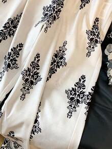 GlowEve 女士印花弹力腰阔腿宽松休闲裤 - 彩色 - 查看 7