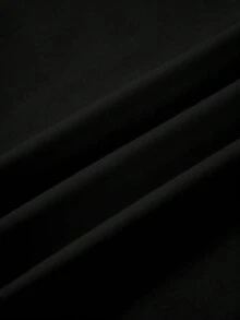 SCOOBY-DOO X SHEIN 男士加大码休闲V领短袖T恤，字母和狗狗印花，夏季款 - 白色 - 查看 4