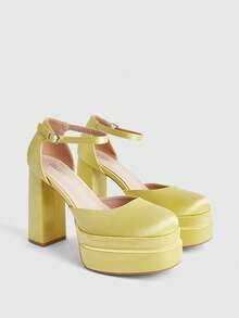 CUCCOO LuxiPop Women Pumps Valentine's Day - Yellow - View 2