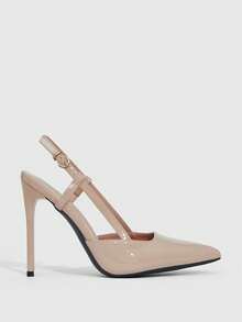 CUCCOO SZL Women's Elegant Pointed Toe Pumps For Commuting Valentine's Day - Mirror apricot - View 4