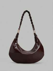 Ontre 女士时尚多功能日常单肩包 - 酒紅色 - 查看 1