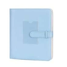 适用于 3 英寸胶片的 272+1 个口袋照片相册，兼容 Mini Liplay 11 90 70 50S 26 25 9 8+ 8 7S/ Snap PIC-300/ 即时成像打印机/HP Sprocket 相纸（粉色） - 藍色 - 查看 1