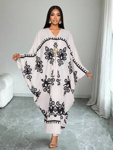 SOLERSUN Maxi Dress, Casual Robe For Vacation, Spring/Summer - Apricot - View 10