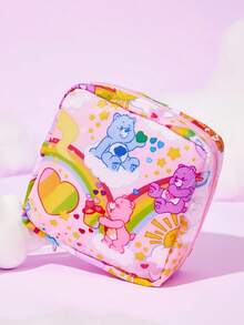 SHEIN X Care Bears 1pc Cartoon Pattern Printed Polyester Fiber Storage Bag, Can Be Used As A Feminine Hygiene Storage Bag, Digital Storage Bag, Small Item Storage Bag,Cheer Bear, Good Luck Bear, Funshine Bear, Share Bear, Love-A-Lot Bear - Multicolor - View 5