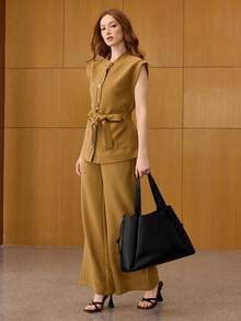 MOTF PREMIUM WOMEN'S MINIMALIST LARGE-CAPACITY TOTE BAG, SUITABLE FOR DAILY COMMUTING - Black - View 7