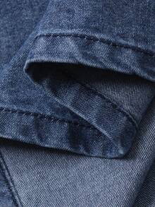 DAZY Tween Girls Denim Cami Dress - Blue - View 8