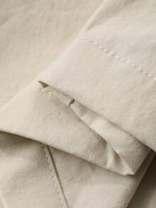 DAZY Men's Pleated Straight Leg Loose Pants With Pockets, Spring/Autumn - Beige - View 8