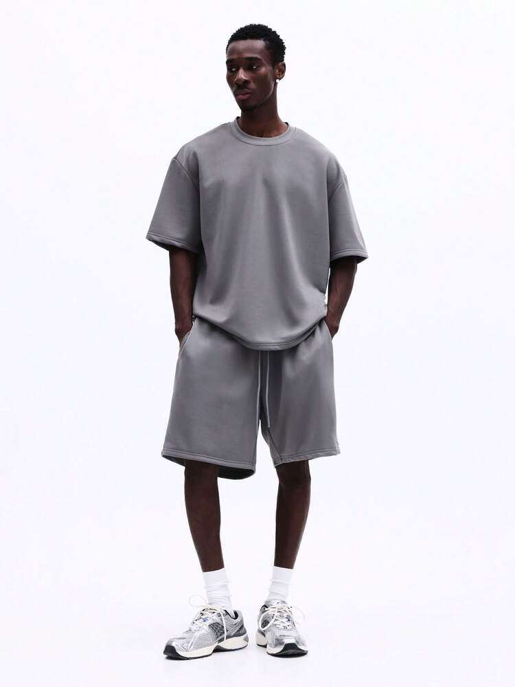 Oversized T-Shirt und Shorts Set