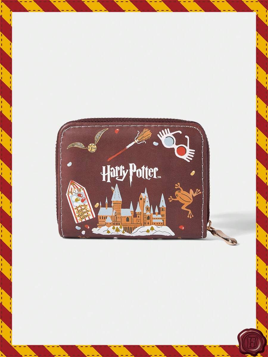 HARRY POTTER X SHEIN 1, Simple Zipper Coin Purse With Candy Dessert Pattern, Suitable For Women. - Multicolor 1 - View 1