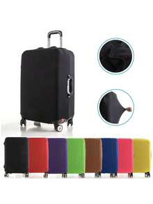 1/3pcs S/M/L/XL Elastic Luggage Cover Luggage Protective Cover Luggage Cover Storage Suitcase Cover Trolley Case Luggage Protective Dust Cover - Red - View 6