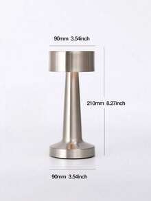 1PC LED Cordless Desk Lamp Touch Control Modern Art Deco Table Light 3 Color Adjustable Brightness For Study Office Desk Decor (No Battery) - multicolor - View 3