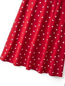 GlowEve CURVE Conjunto de 2 piezas de blusa de manga larga elegante y romántica con falda con forma de corazón para mujer - Multicolor - Ver 6