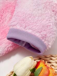 PETSIN 1 Pc Pet Cat/Dog Fleece Warm & Cozy Tie-Dye Fashion Round Neck - Pink - View 7