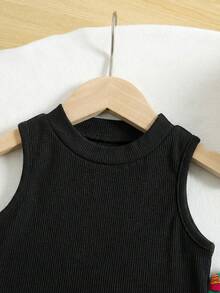 Travachic KIDS Baby Girl Summer Cute Vacation Knit Green Camisole Floral Pattern Pants Set - Multicolor - View 3