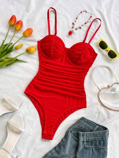 Soleia Dam Romantisk Semester Röd Mesh Casual Dejt Kväll Alla hjärtans dag Eftermiddagste Strandkryssning Stadssemester Musikfestival Outfit Fest Boho Musikfestival Hippie Western Kan bäras inomhus eller utomhus, Lämplig för alla årstider, Daglig pendling, Alla hjärtans dag, Jul, Juloutfit, Nyårsoutfit Röd klänning