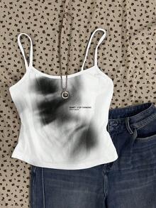 Attitoon Top de tirantes informal, sexy y con estilo callejero vintage para mujer, para el verano - Multicolor - Ver 4