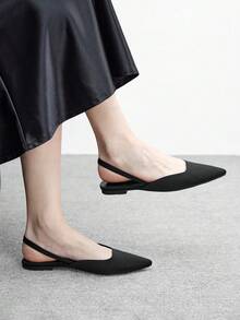 CUCCOO BIZCHIC 女士尖头休闲日常通勤百搭鞋 - 黑色 - 查看 6