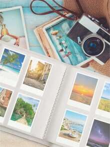 适用于 3 英寸胶片的 272+1 个口袋照片相册，兼容 Mini Liplay 11 90 70 50S 26 25 9 8+ 8 7S/ Snap PIC-300/ 即时成像打印机/HP Sprocket 相纸（粉色） - 藍色 - 查看 5