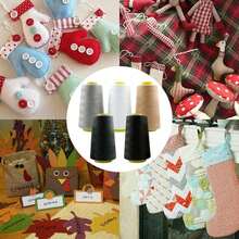 1pc Elastic Lockstitch Sewing Thread, 3000 Yards Spool, 100% Polyester Serger, Overlock, Quilting Thread For Stretchy Fabrics Like Swimwear, Lingerie, Knitwear, Socks, Etc. - Multicolor - View 7