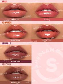 SHEGLAM Glaze Daze 唇蜜-Apple Spice 品牌美妝化妝品 適合女士與女孩 - Apple Spice - 查看 7
