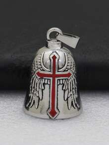 1 件复古 3D 设计摩托车守护铃铛复古翼形设计机车骑士好运护身符合金朋克风格恶魔陷阱铃铛男士母亲节鲜花，送给妈妈的个性化礼物，最后一分钟的礼物，母亲节创意，母亲节礼物，送给妈妈的手工卡片，50 美元以下最佳母亲节礼物 - 彩色 - 查看 10