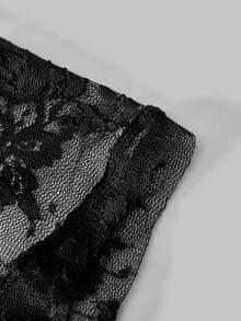 Men's Lace Trim Briefs, Drisq Location Style, Suitable For Music Festivals, Parties, Vacations