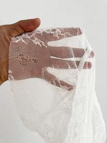 Coolane Women's Spring/Summer Y2K Streetwear  Boho Western Wear Festival Going Out Rave Outfit Renaissance Fair Club Outfits Party Hippie Music Festival Dark Academia Lace White Blouses - Black - View 6