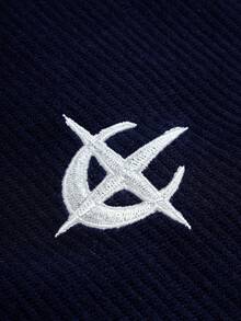 PAVTROS 男士简约黑色灯芯绒夹克 - 藏蓝色 - 查看 5